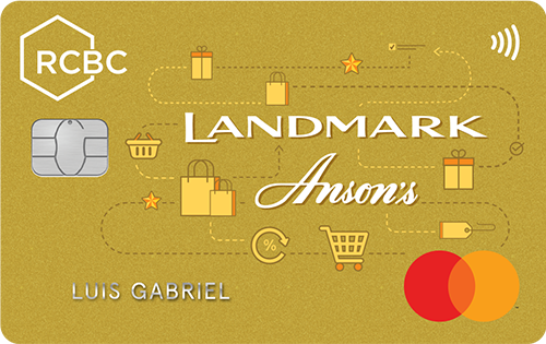 RCBC Landmark Anson's Mastercard credit card