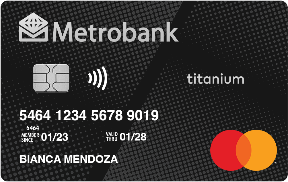 Metrobank Titanium Mastercard credit card