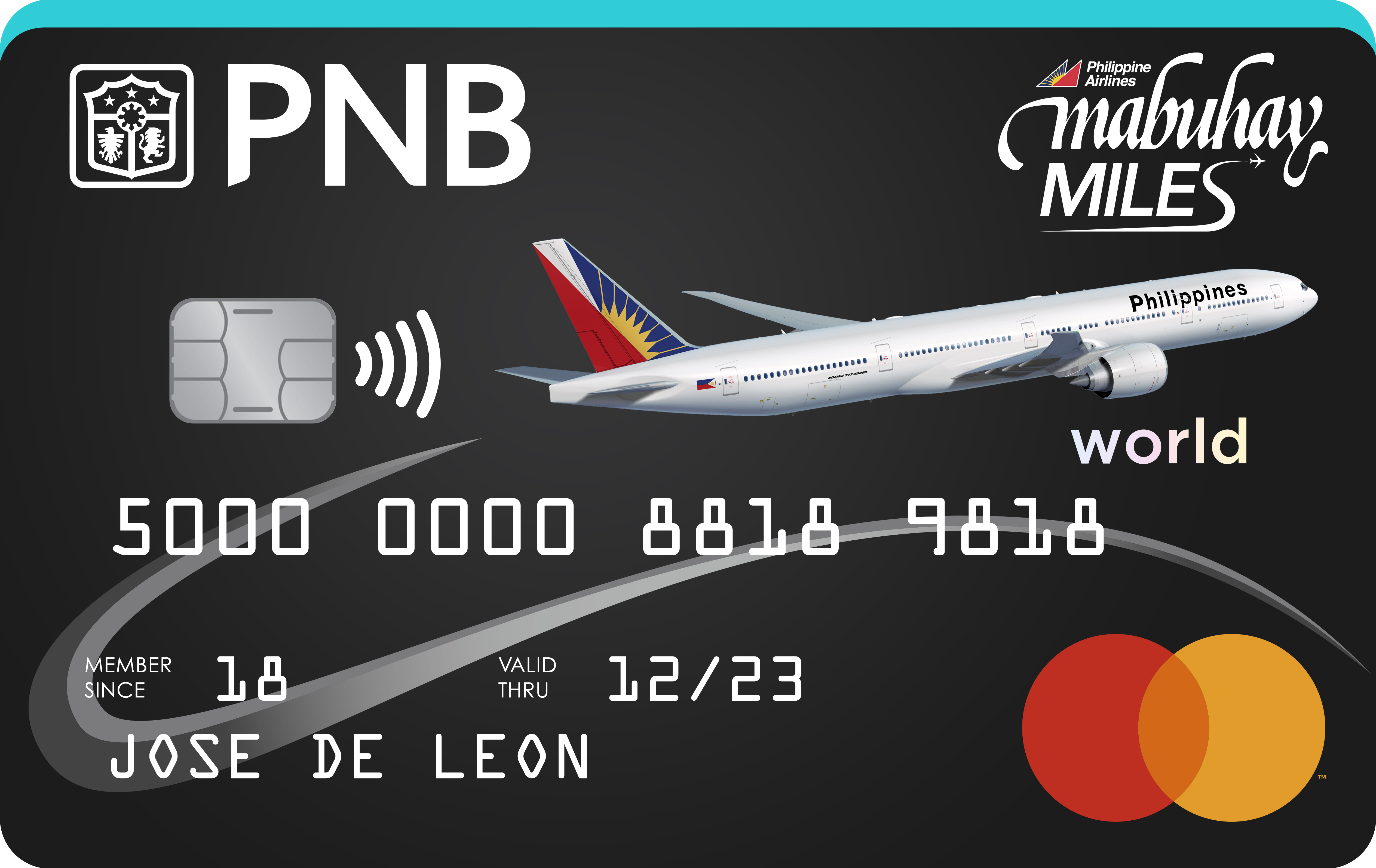 PNB Mabuhay Miles World Mastercard credit card