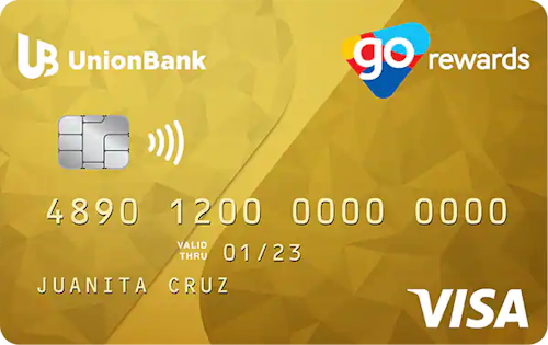 UnionBank GoRewards Visa Gold credit card