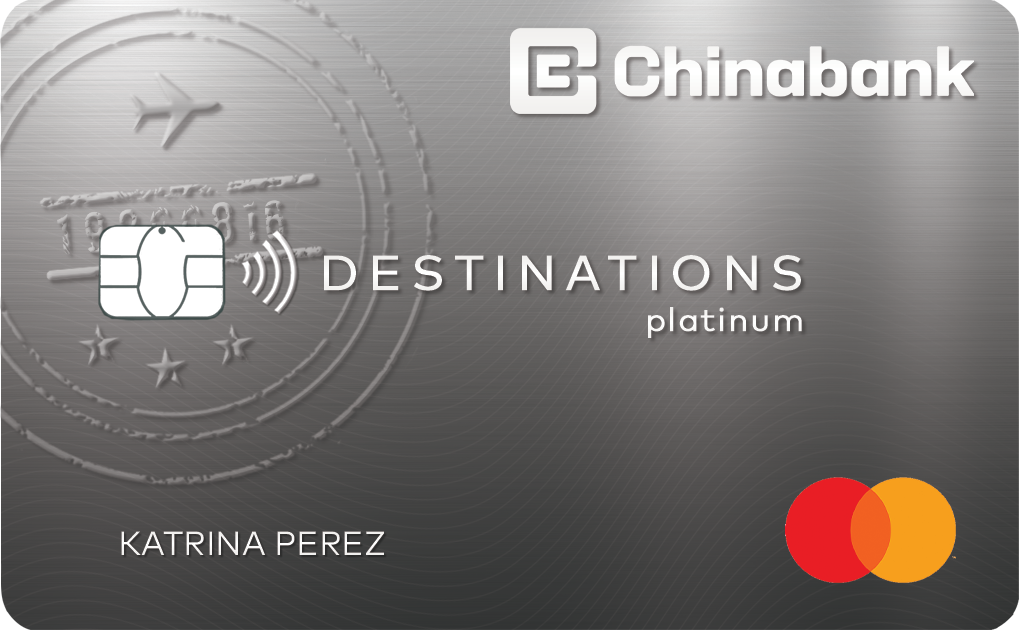 Chinabank Destinations Platinum Mastercard credit card
