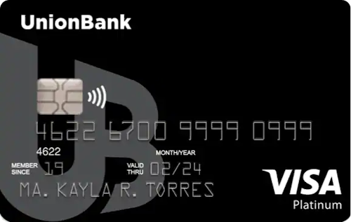 UnionBank Visa Platinum credit card