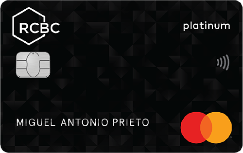 RCBC Black Platinum Mastercard credit card