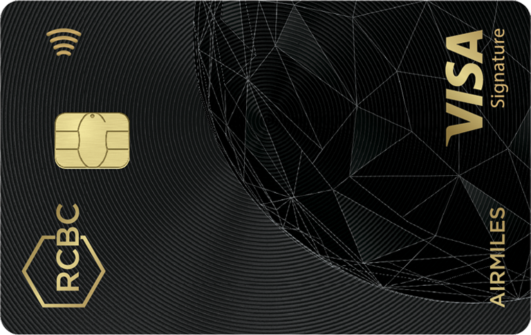 RCBC Airmiles Visa Signature credit card