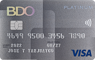 BDO Visa Platinum credit card