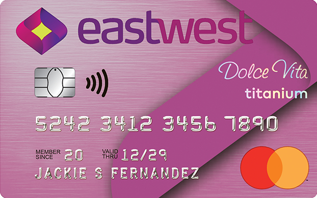 EastWest Dolce Vita Titanium Mastercard credit card