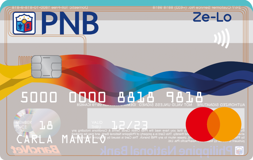 PNB ZeLo Mastercard credit card