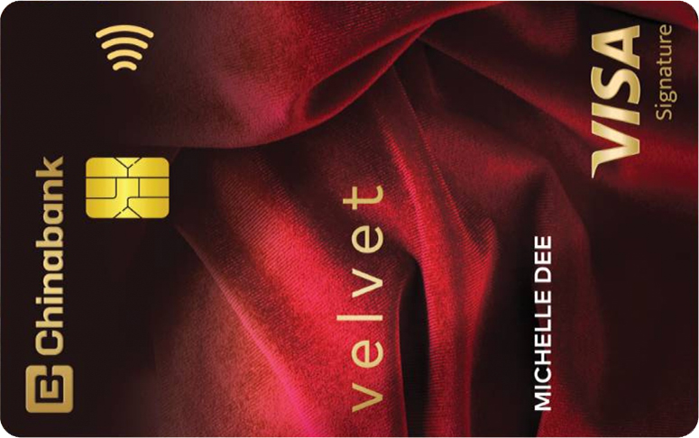 Chinabank Velvet Visa Signature credit card