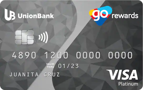 UnionBank GoRewards Visa Platinum credit card