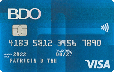 BDO Visa Classic credit card