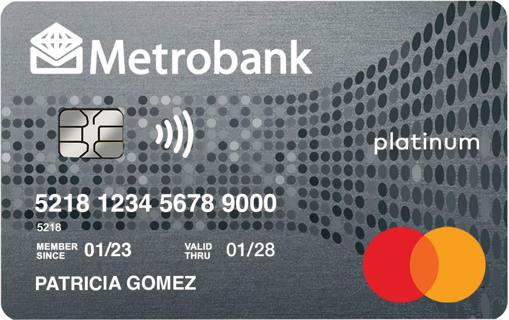 Metrobank Platinum Mastercard credit card