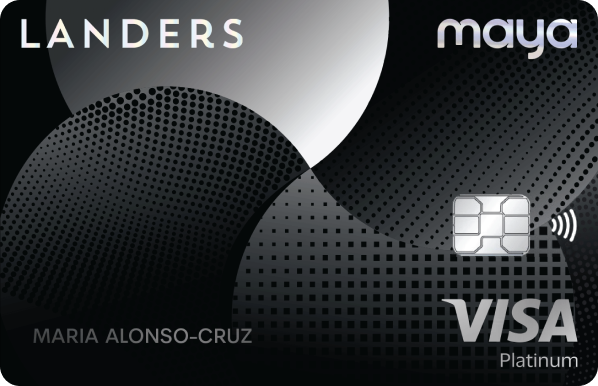 Maya Bank Landers Cashback Everywhere Visa credit card