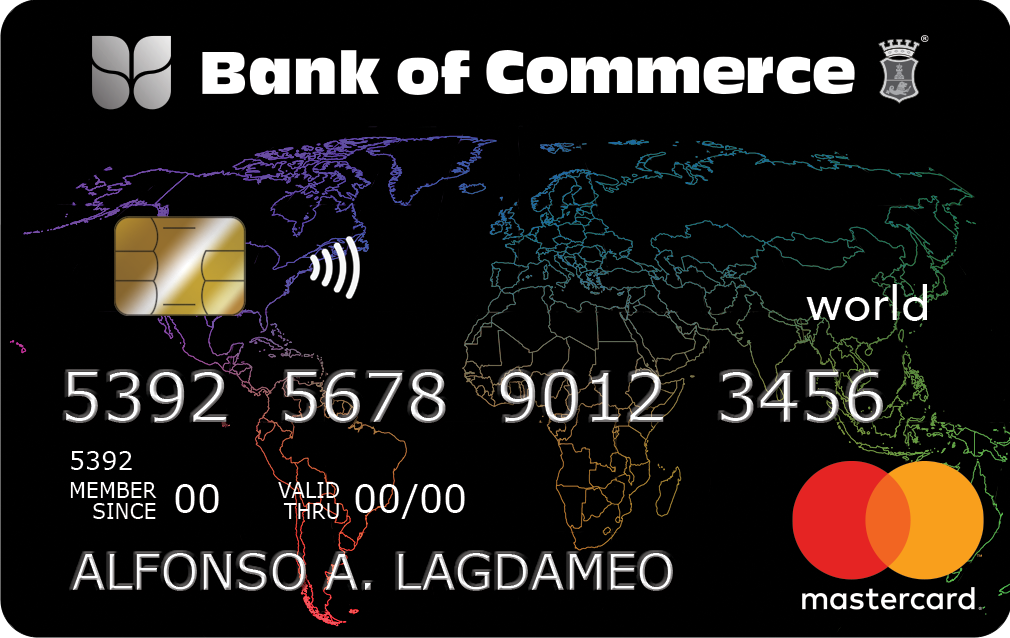 Bank of Commerce World Mastercard credit card