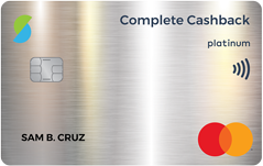 Security Bank Complete Cashback Platinum Mastercard credit card