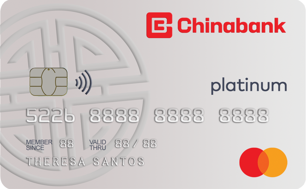 Chinabank Platinum Mastercard credit card