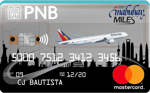 PNB Mabuhay Miles Now Mastercard credit card