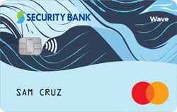 Security Bank Wave Titanium Mastercard credit card