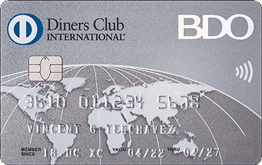 BDO Diners Club International credit card