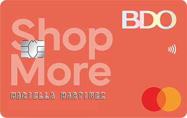 BDO ShopMore Mastercard - Orange credit card
