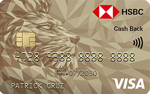 HSBC Gold Visa Cashback credit card