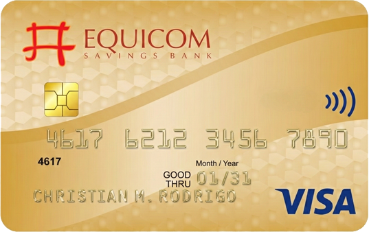Equicom Visa Gold credit card