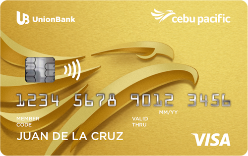 UnionBank Cebu Pacific Gold Visa credit card