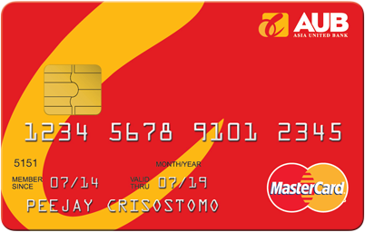 AUB Classic Mastercard credit card