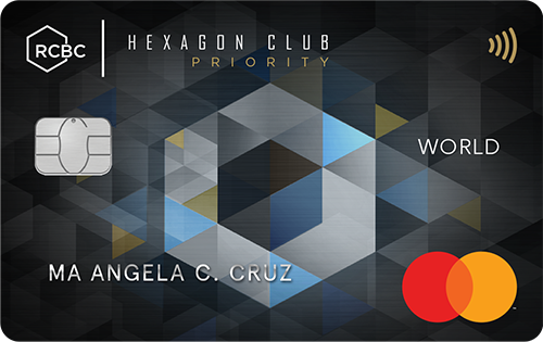 RCBC Hexagon Priority World Mastercard credit card