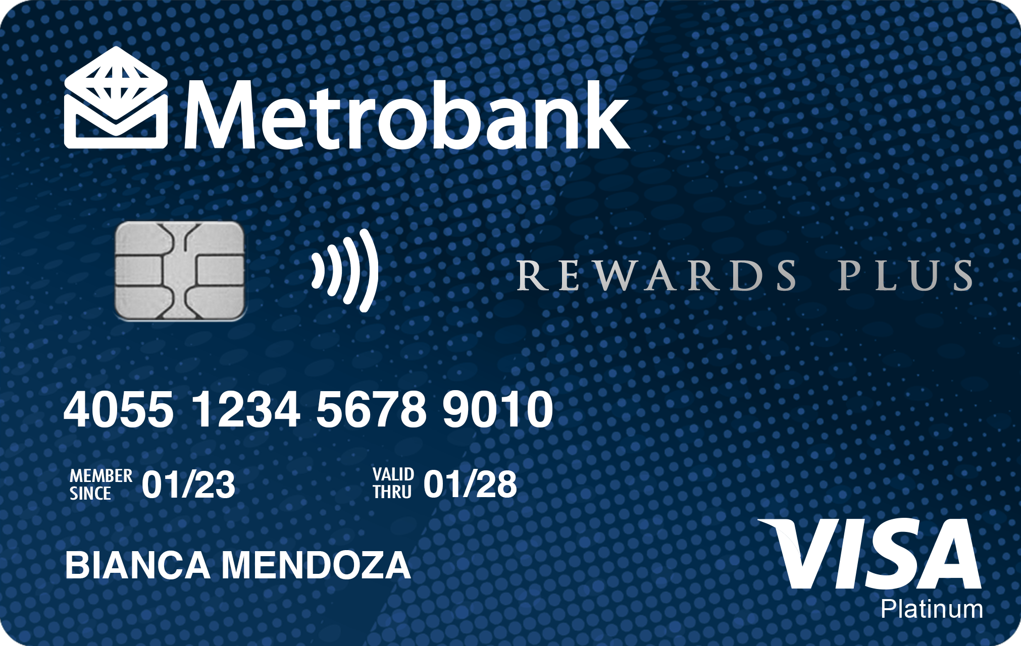 Metrobank Rewards Plus Visa credit card